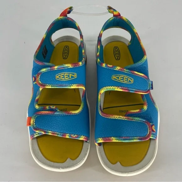 KEEN NEW KNOTCH CREEK TIE DYE RAINBOW BLUE WATER HIKING SANDALS 5 - Picture 4 of 10